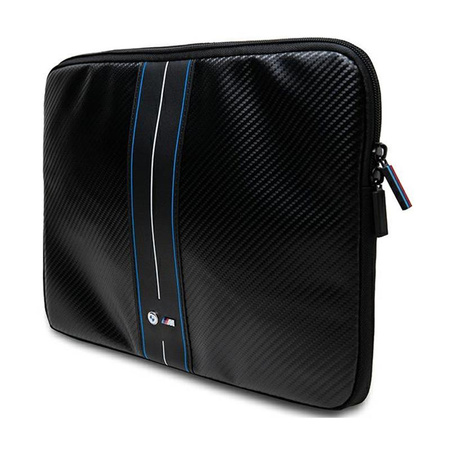 BMW Carbon Blue Stripes Sleeve - 15" / 16" Notebook Case (black)