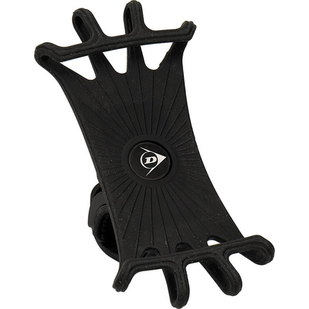 OBROTOWY UCHWYT ROWEROWY NA TELEFON, NA KIEROWNICĘ, Szary, 10-15cm, Dunlop