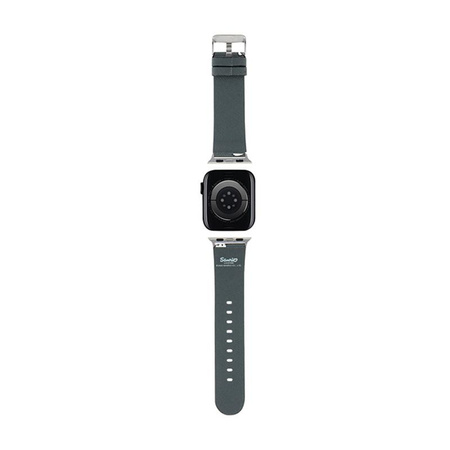 Hello Kitty Heads & Bows Pattern - Bracelet pour Apple Watch 38/40/41 mm (noir)