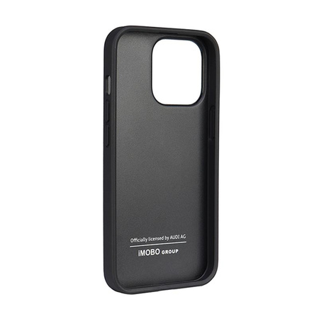 Audi Synthetic Leather - Coque pour iPhone 13 Pro (Noir)