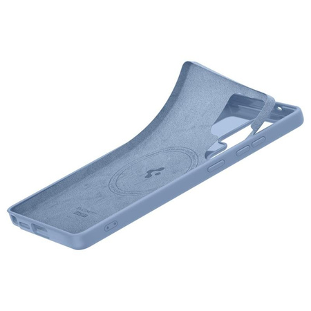 Spigen Silicone Fit MagSafe - étui pour Samsung Galaxy S25 Ultra (Bleu saphir)