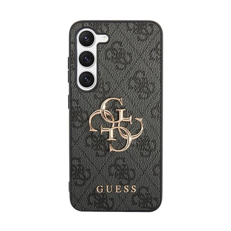 Guess 4G Big Metal Logo - Étui Samsung Galaxy S24+ (noir)