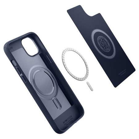 Spigen Mag Armor - Hülle für iPhone 15 Plus / iPhone 14 Plus (Marineblau)