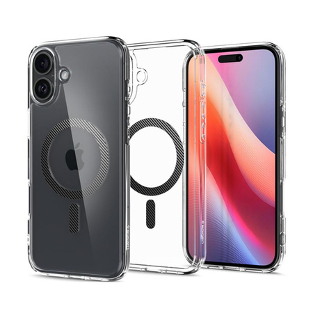 Spigen Ultra Hybrid Mag MagSafe - Hülle für iPhone 16 (Carbon Fiber)