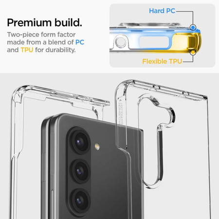 Spigen Ultra Hybrid - tok a Samsung Galaxy Z Fold 5 készülékhez (átlátszó)