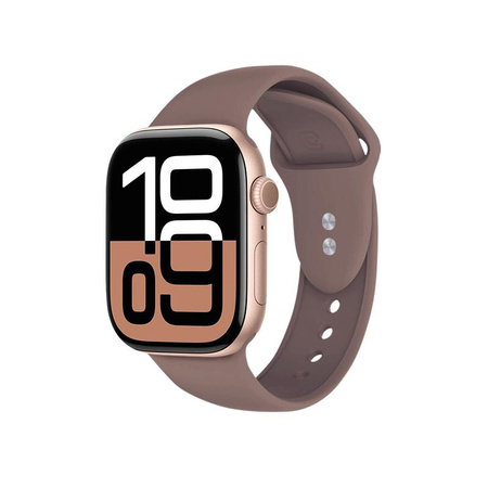 Crong Liquid - Strap for Apple Watch 44/45/46/49 mm (brown)
