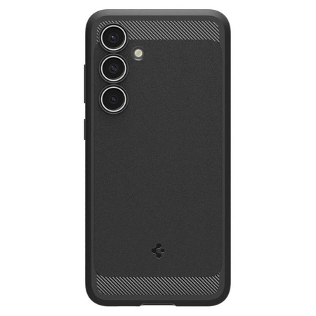 Spigen Rugged Armor - Gehäuse für Samsung Galaxy S24 FE (Mattschwarz)