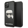 Karl Lagerfeld szilikon ikonikus Karl`s Head - iPhone 11 Pro tok (fekete)