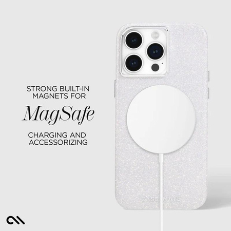 Case-Mate Shimmer MagSafe - Étui pour iPhone 15 Pro Max (Iridescent)