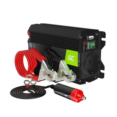 Green Cell - Onduleur PRO 24V à 230V 300W/600W Convertisseur de tension à onde sinusoïdale modifiée