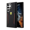 Ferrari Carbon Contrast Edges - Case for Samsung Galaxy S23 Ultra (black)