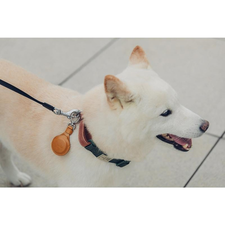 Moshi AirTag Key Ring - Brelok premium do Apple AirTag (Caramel Brown)