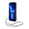 Guess Translucent Pearl Strap - iPhone 14 Pro Tasche (lila)