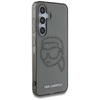 Karl Lagerfeld Rhinestones Karl Head Logo - Pouzdro pro Samsung Galaxy S25 (Černé)