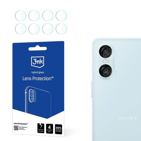 3mk Lens Protection - Verre de l'objectif de l'appareil photo Sony Xperia 10 VI (4 jeux)