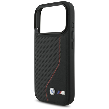 BMW M Carbon Line & Logo MagSafe - Hülle iPhone 17 Pro (rot)