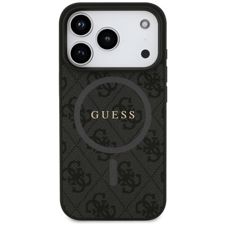 Guess 4G Ring Classic Logo MagSafe - Hülle iPhone 17 Pro (schwarz)