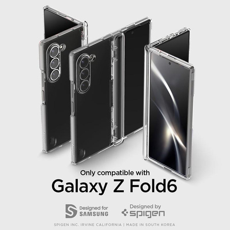 Spigen Ultra Hybrid Pro - pouzdro pro Samsung Galaxy Z Fold 6 (Crystal Clear)