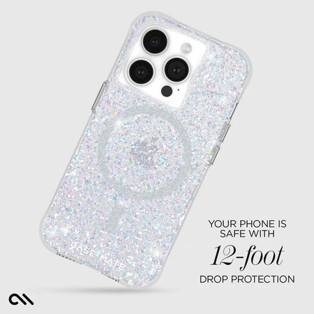 Case-Mate Twinkle MagSafe - iPhone 15 Pro tok (Disco)