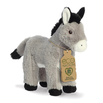 Eco Nation – Plush Toy / Cuddly Donkey 22 cm Eco-Friendly
