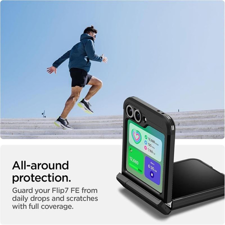 Spigen Tough Armor Pro MagSafe - pouzdro pro Samsung Galaxy Z Flip 6 / 7 FE (černé)