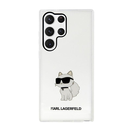 Karl Lagerfeld IML NFT Choupette - Pouzdro pro Samsung Galaxy S23 Ultra (průhledné)