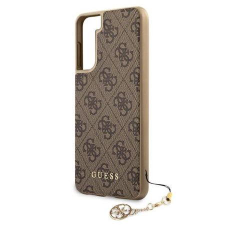 Kolekce Guess 4G Charms - pouzdro pro Samsung Galaxy S21 (hnědé)