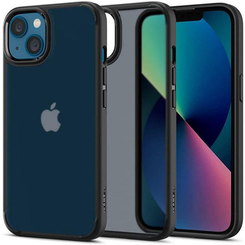 Spigen Ultra Hybrid - Coque pour iPhone 13 (Noir givré mat)