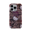 Hello Kitty IML címkék Graffiti - iPhone 14 Pro tok (rózsaszín)