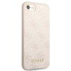 Guess 4G Metal Gold Logo - Coque iPhone SE 2022 / SE 2020 / 8 / 7 (rose)