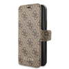 Guess Booktype 4G Charms Collection - iPhone 11 Case with Card Pockets (brown)