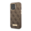 Guess 4G Logo Plate MagSafe - iPhone 14 Pro Case (marron)