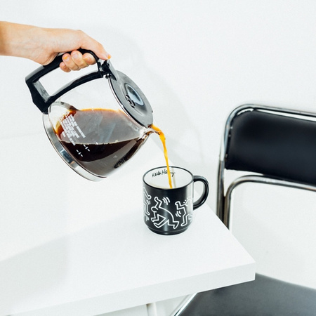 Keith Haring - Set of 4 ceramic mugs with stand 300 ml