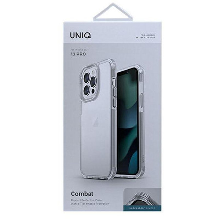 UNIQ Combat - Pouzdro pro iPhone 13 Pro (průhledné)