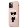 Karl Lagerfeld Fullbody Silicone Iconic - Etui iPhone 12 Pro Max (Light Pink)