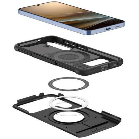 Spigen Slim Armor MagSafe - Etui do Samsung Galaxy S25+ (Czarny)