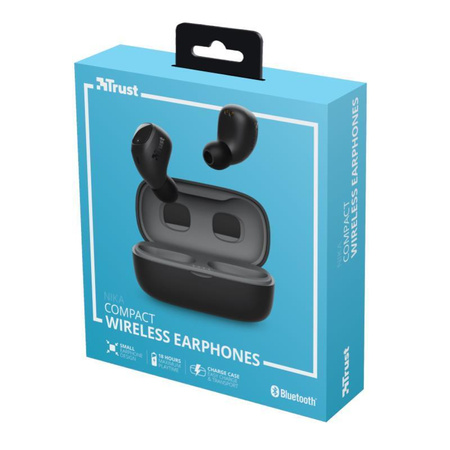 Trust Nika Compact - Bluetooth wireless headphones (black)