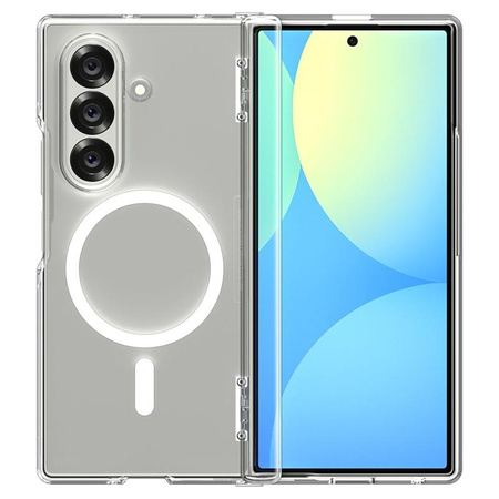 Spigen Ultra Hybrid Pro Mag MagSafe – Pouzdro pro Samsung Galaxy Z Fold 7 (Čiré/Bílé)