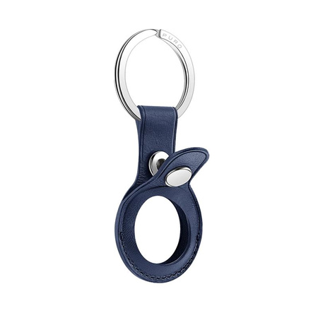 Puro SKY Case - Apple AirTag keychain in eco leather (navy blue)