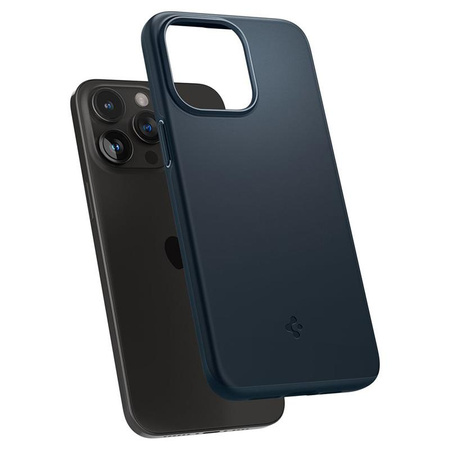 Spigen Thin Fit - Case for iPhone 15 Pro (Metal Slate)