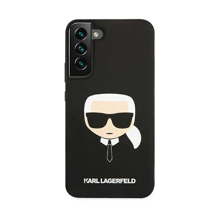 Karl Lagerfeld Silicone Ikonik Karl`s Head - Etui Samsung Galaxy S22+ (czarny)