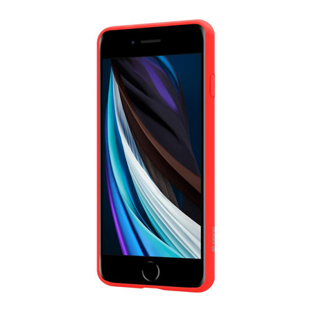 Crong Color Cover - pouzdro pro iPhone SE (2022/2020) / 8 / 7 (červené)