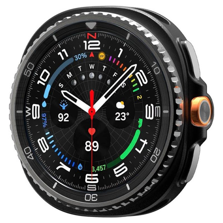 Spigen Rugged Armor – Pouzdro pro Samsung Galaxy Watch 8 Classic 46 mm (Matte Black)