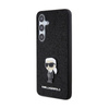Karl Lagerfeld Fixed Glitter Iconic Logo Metall Pin - Samsung Galaxy S24 Gehäuse (schwarz)