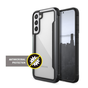 X-Doria Raptic Shield Pro - Étui Samsung Galaxy S22+ 5G (Protection antimicrobienne) (Noir)
