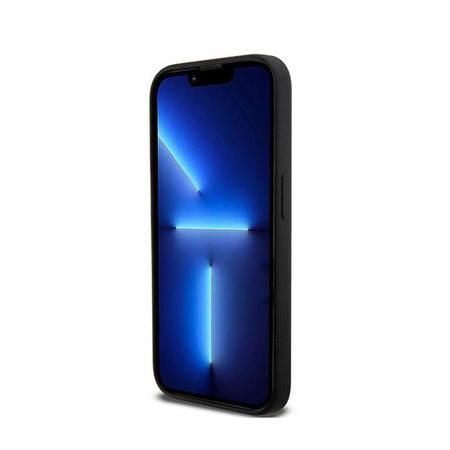 DKNY Liquid Silicone White Printed Logo MagSafe - Case for iPhone 13 Pro (black)