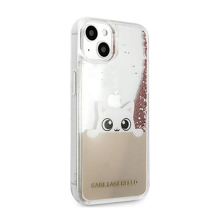 Karl Lagerfeld K-Peek A Boo - iPhone 11 Pro Max Case (Glitter Pink Gold)