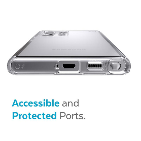 Speck Presidio Perfect-Clear - Etui Samsung Galaxy S22 Ultra z powłoką MICROBAN (Clear/Clear)