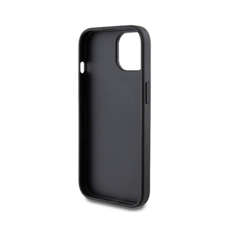 Guess 4G fém arany logó - iPhone 15 tok (szürke)