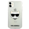 Karl Lagerfeld Choupette Head Glitter - Coque iPhone 11 (argent)